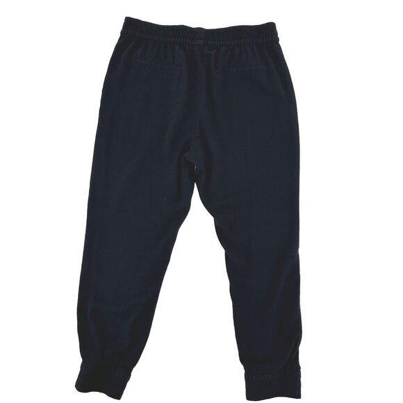 Old Navy Womens Black Elastic Waist Cropped Jogger Pants Size M - Picture 3 of 6